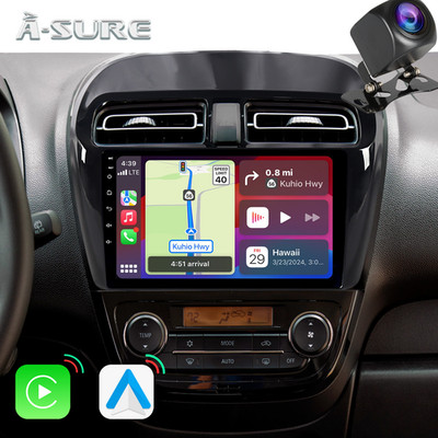 5s Schnellstart Autoradio Android Auto Carplay AHD BT Für Mitsubishi Space Star