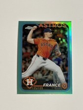 2024 Topps Chrome Update Series - J.P. France #USC71 Aqua Refractor /199