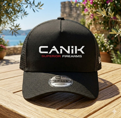 Canik Logo Embroidered Trucker Hat Mesh Adjustable Snapback Cap