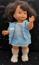 Vintage Amsco 1974 "Polly" Pretend Doll W/Outfit 14"