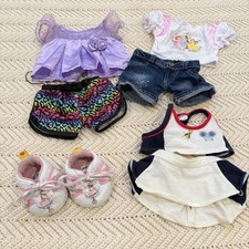 Build A Bear Clothing Lot Girls Sketchers Princesses Cheetah Cheerleading