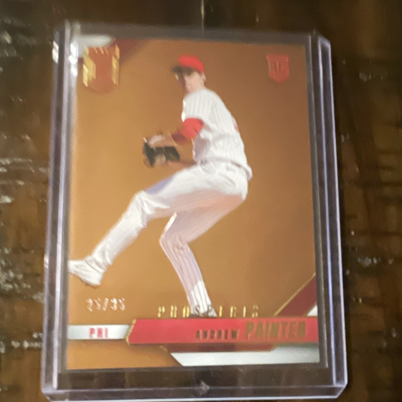 Panini Elite Extra Edition Prospects Andrew Painter Rookie #101 25/35 Bronze