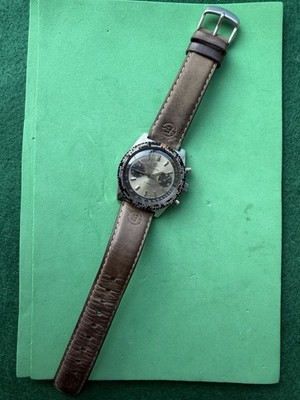 Vintage CANDINO  PANDA Dial Chronograph World Time Bezel Valjoux 7733