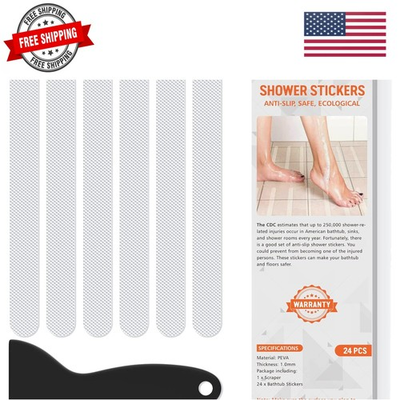 #ad #ad Non Slip Bathtub Stickers 24 PCS Shower Stickers for Safety Bathroom Tubs B... $9.89