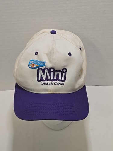 Dranke's Mini Snack Cakes Adjustable Hat White & Purple See Photos