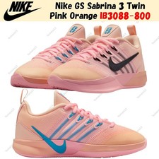 Nike GS Sabrina 3 Twin Pink Orange IB3088-800 Size 3.5Y-7Y