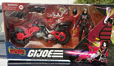 Hasbro G.I. Joe Classified Series Baroness & C.O.I.L. Motorbike Set
