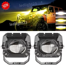 2x 3inch LED Work Light Spot Cube Pods Driving Fog Lamp Offroad ATV UTV SUV Boat