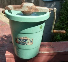 Vintage Alaska Hostess 4 Qt. Hand Crank Ice Cream Freezer Maker