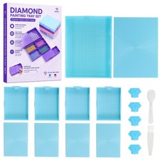 Diamond Painting Tray Kit Spill-Resistant for Craft Desk