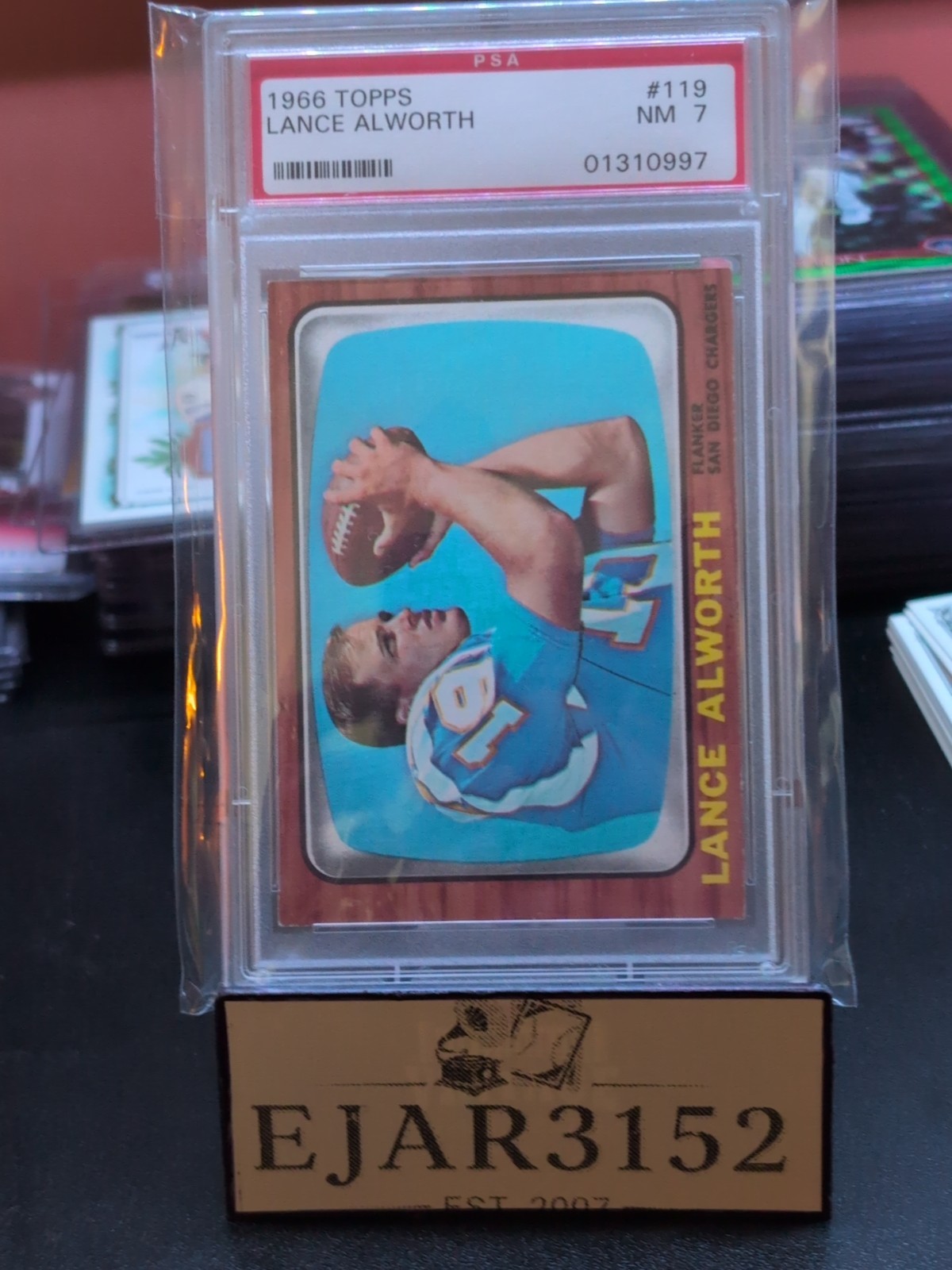 1966 Topps - Lance Alworth #119 PSA7