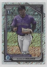 2024 Bowman Chrome Prospects Shimmer Refractor Aldalay Kolokie #BCP-173 1ce8