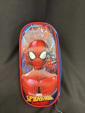 Marvel Spiderman 3D 2 Zip Compartment Pencil Case