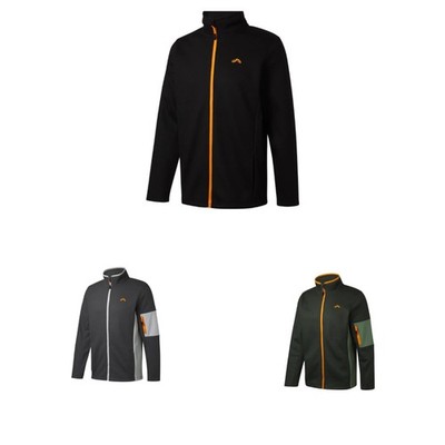 Herren Strickfleecejacke Jacke Fleece Crivit M L XL Schwarz Grau Grün Taschen