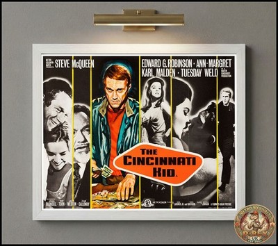 The Cincinnati Kid Steve McQueen Repro Filmposter - 30x24