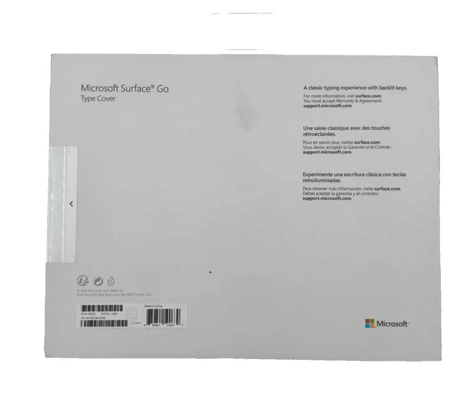 ¡NUEVO! FUNDA TIPO MICROSOFT SURFACE GO 1840 NEGRA KCM-00025 Foto 4 de 4