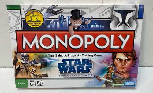 Parker Brothers Star Wars Clone Wars Monopoly Board Game