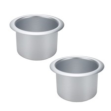 2pcs Aluminum Alloy Cup Holders3in Inner Diameter10262mm Silver 2pcs Aluminum Alloy Cup Holders3in Inner Diameter10262mm Silver