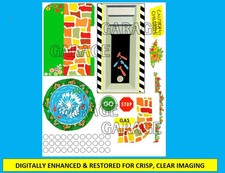 Vintage Fisher Price Little People 930 Action Garage Base LITHOS Sticker Decal