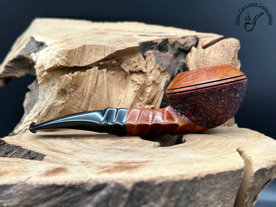 Pipa para fumar Radice Rind 0 a mano alzada semifrústica Foto 2 de 4