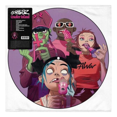 Cracker Island by Gorillaz (Record, 2023). - LIMITED EDITION PICTURE VINYL -