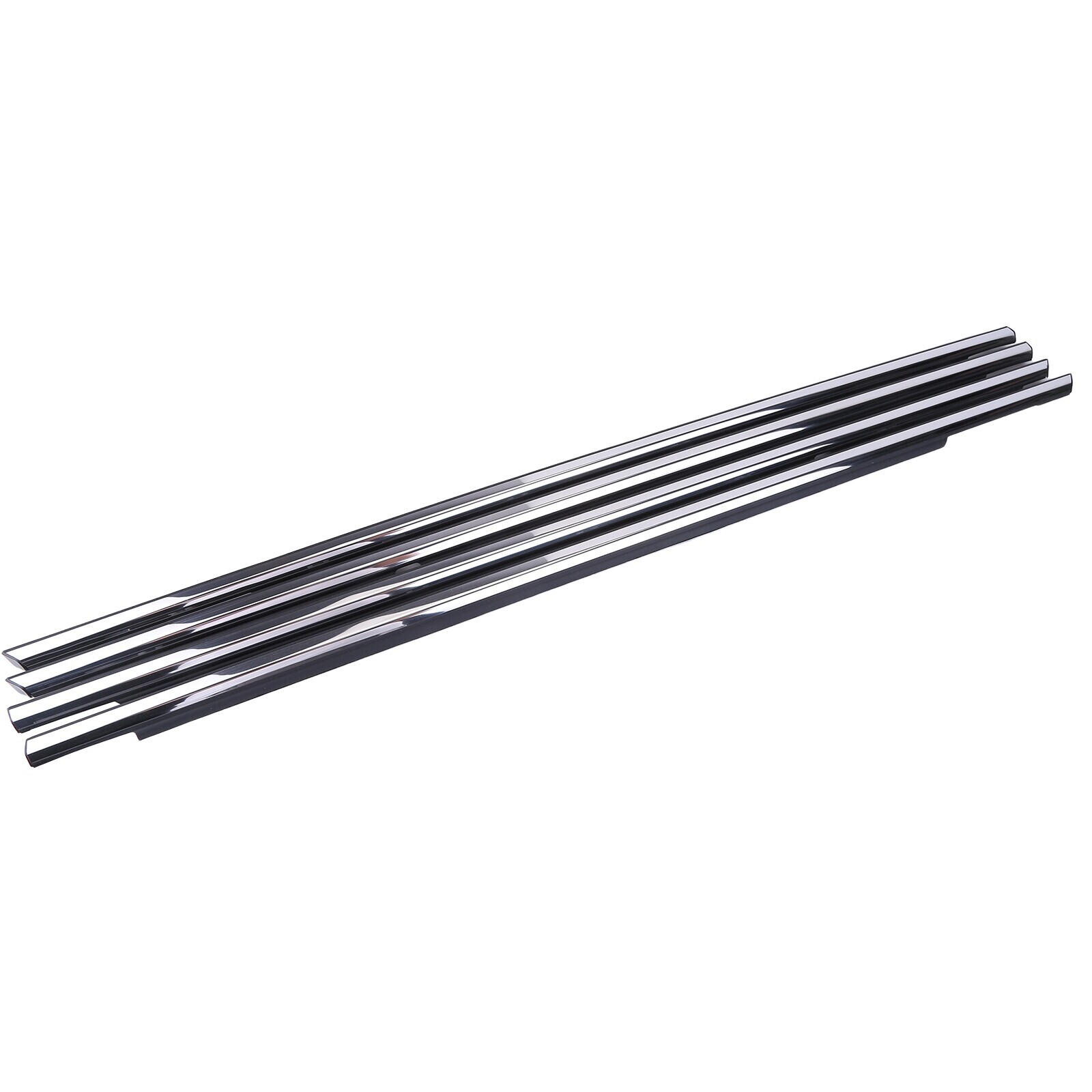 4PCS Front Rear Door Belt Moulding Weatherstrip Set for 2002-2006 Toyota Camry