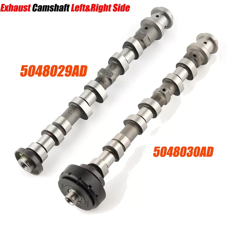 Árbol de levas 5047913 5047912 5048029 5048030 4 piezas para Chrysler Dodge Jeep Ram 3,6 L Foto 3 de 4