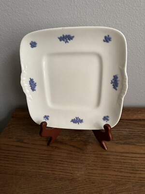 Square Handled Cake Plate Chelsea (Smooth, Embossed) by ADDERLEY REDUCED