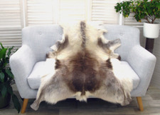 Genuine Reindeer Hide Rug Massive Real Reindeer Skin Pelt Sofa Floor Cover R520