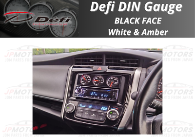 DEFI Din-Gauge Triple Meter 1DIN Style21 DF14403 Right Inclined