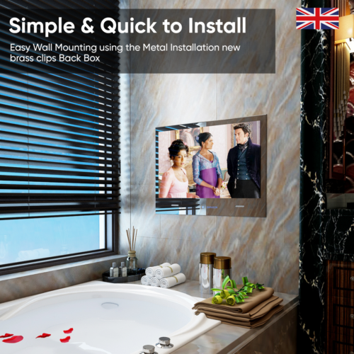 19" 2025 Waterproof Bathroom LED Mirror FULL SMART LG webOS TV WIFI SALE