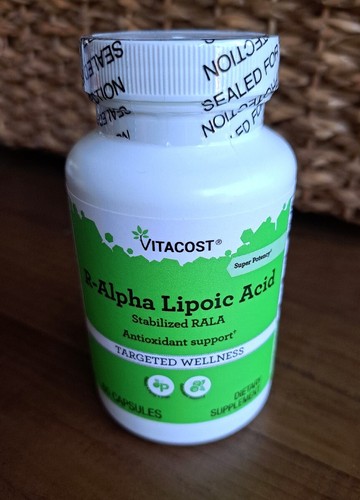 Vitacost R-ALPHA LIPOIC ACID, Stabilized RALA, 210mg, 60 capsules, NEW ...