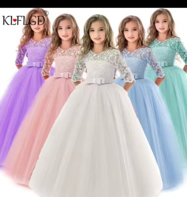Girls Princess Party Dress