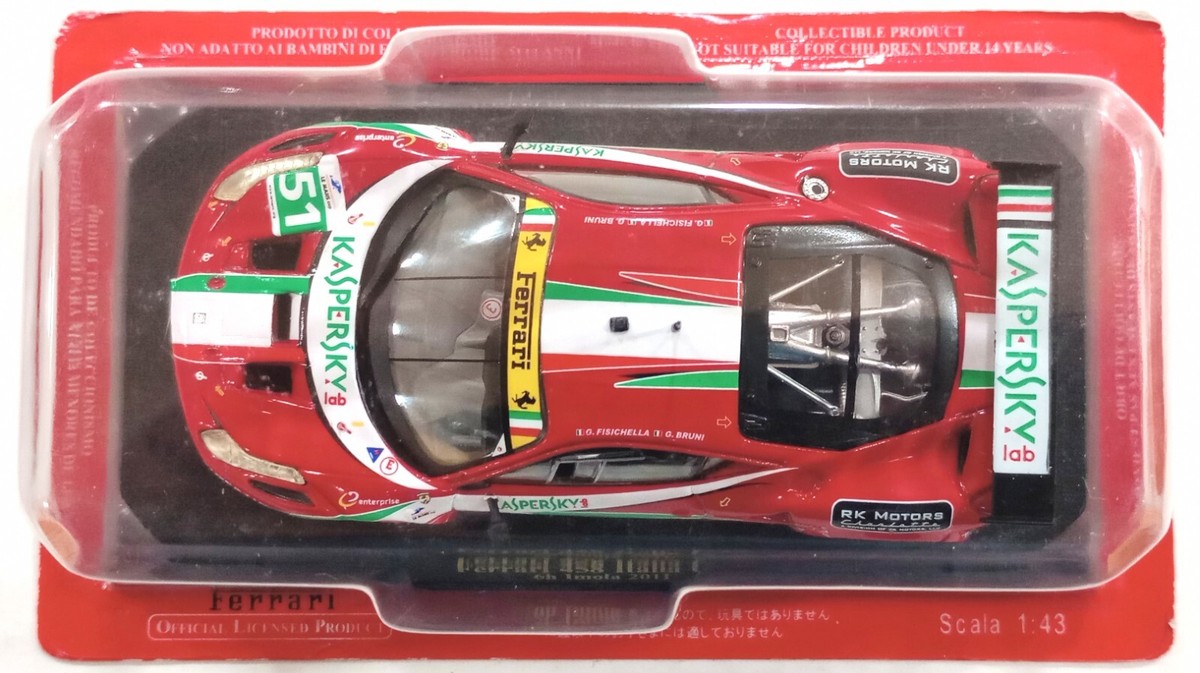 Hachette 1/43 Ferrari 458 Italia GT2 - 6h Imola 2011 (#85 Hachette 1/43 Ferrari 458 Italia GT2 - 6h Imola 2011 (#85