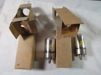2 Pcs. NOS NIB G.E. 1R4/1294 Vacuum Electron Tubes tested