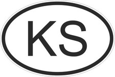 Adesivo adesivi sticker codice auto moto ritagliato nazioni ovale KYRGYZSTAN