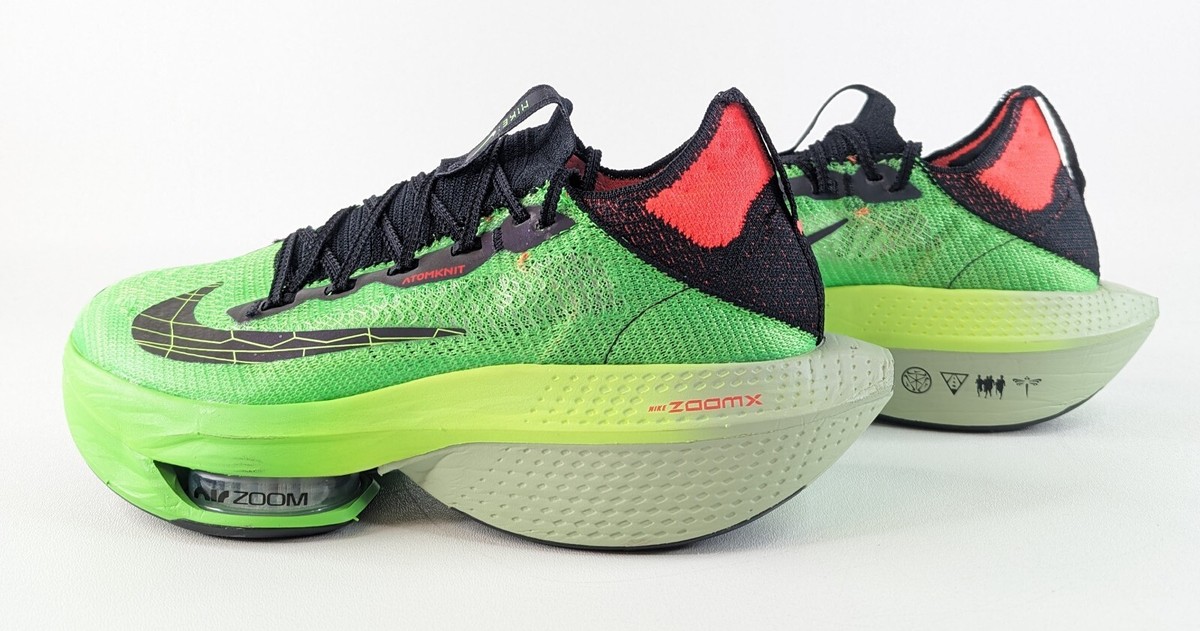 Nike Air Zoom Alphafly Next 2 Men 8 - Women 9.5 Ekiden Green