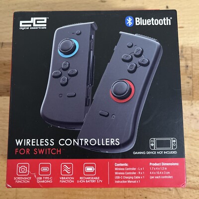 NEW Wireless Controllers for Nintendo Switch - Digital Essentials Bluetooth