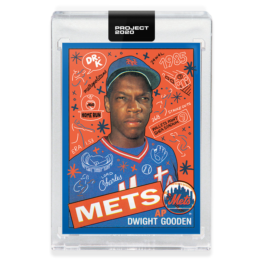 TOPPS PROJECT 2020 DWIGHT GOODEN #184 1985 #620 NY NEW YORK METS SOPHIA CHANG