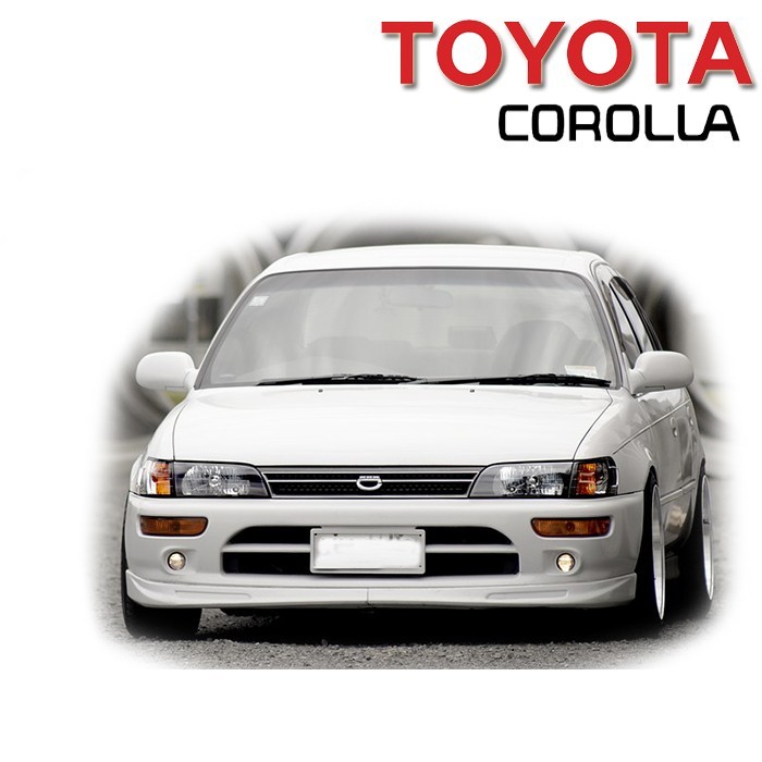 New Corolla AE100 AE101 Sedan Wagon Front Black CRYSTAL Headlight