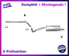 Auspuffanlage Skoda Fabia II (542) 1.2 1.6 1.9 TDI Auspuff Montagesatz ab Bj. 08