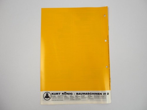 Prospekt Liebherr L574 Radlader Technische Beschreibung 1997 Label - Bild 2 von 2