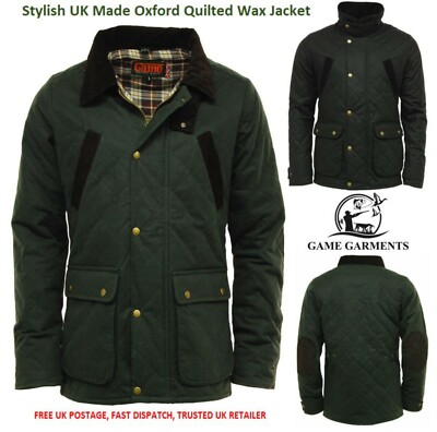 game waxed jacket