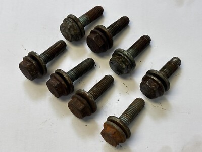 Original 8x BMW 3er e46 Schrauben Unterfahrschutz Unterboden