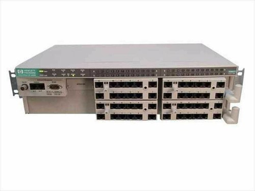 HP J2602B ADVANCESTACK ETHERNET 48 PORT HUB + J2606A FIBER OPTIC - 第 1/1 張圖片
