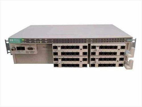 HP J2602B ADVANCESTACK ETHERNET 48 PORT HUB + J2606A FIBER OPTIC - Photo 1/1