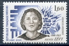 TIMBRE FRANCE NEUF N° 2293 ** RENEE LEVY