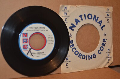 THE FOUR MINTS: PINA COLADA & TOMORROW NIGHT 1959 NRC 037 MINT- PROMO DOO WOP 45