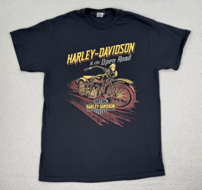 Boswells Honky Tonk HARLEY-DAVIDSON T-Shirt Adult Medium Black