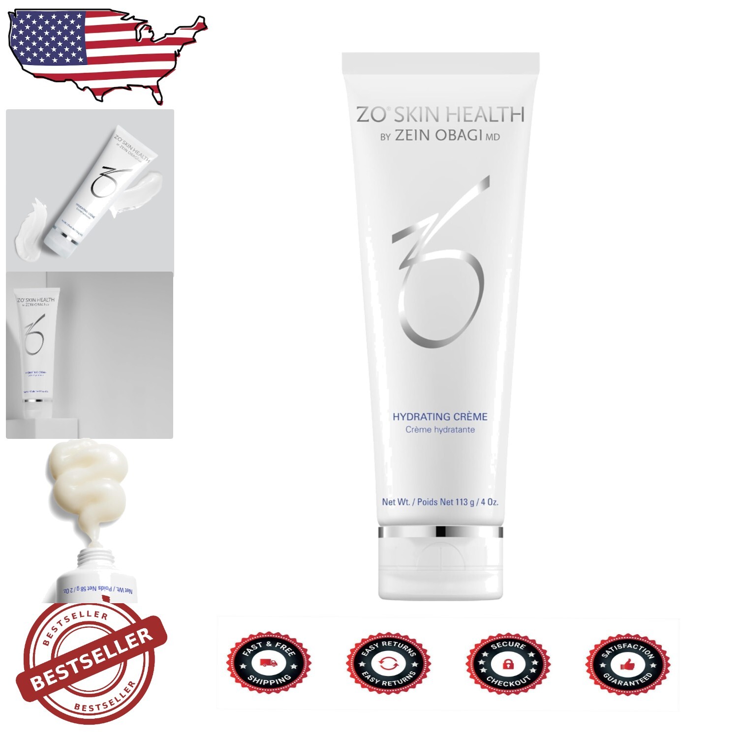 Rejuvenating Hydration Cream with Antioxidants - Non-Comedogenic Formula